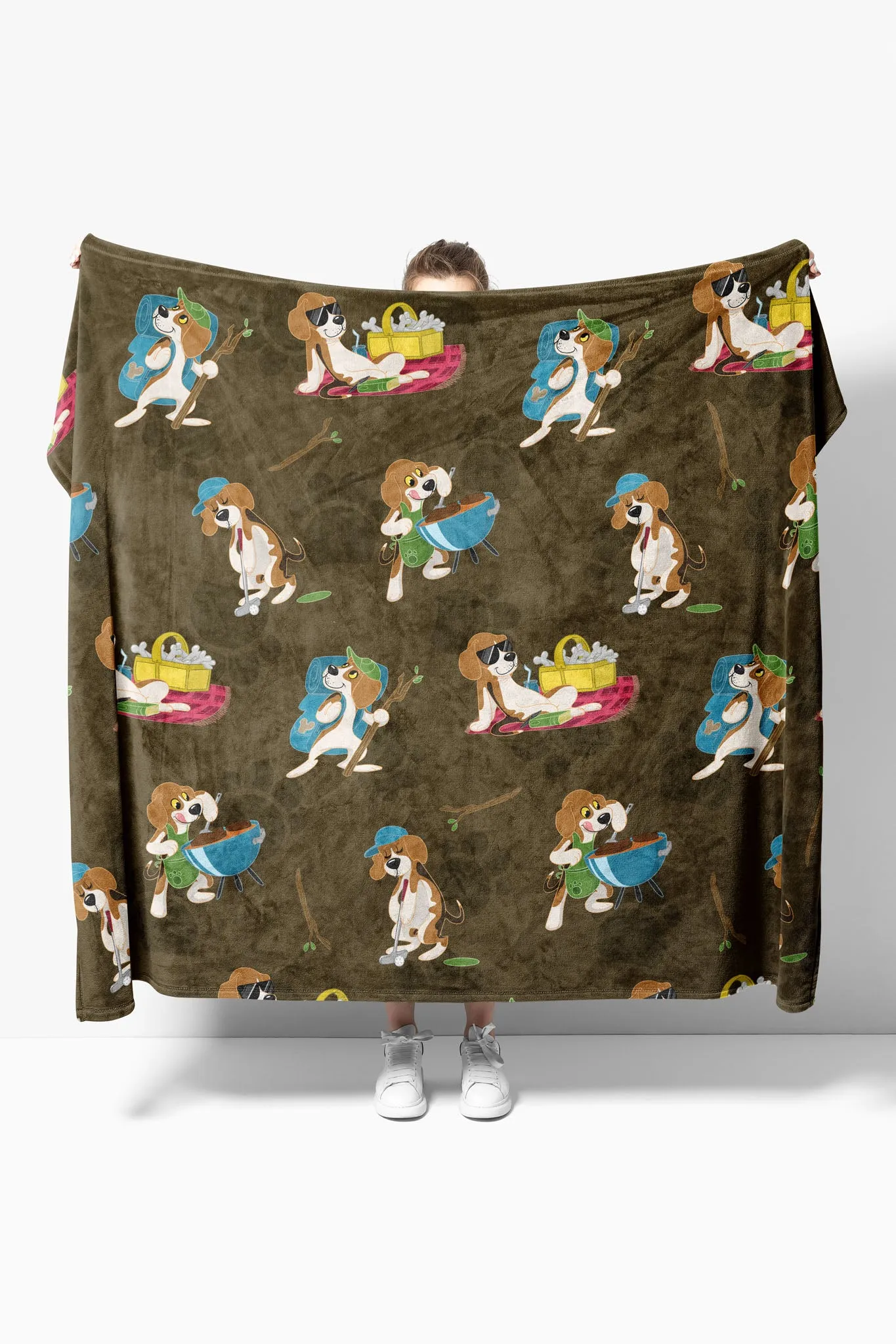 Nature Pup Oversized Throw/Blanket