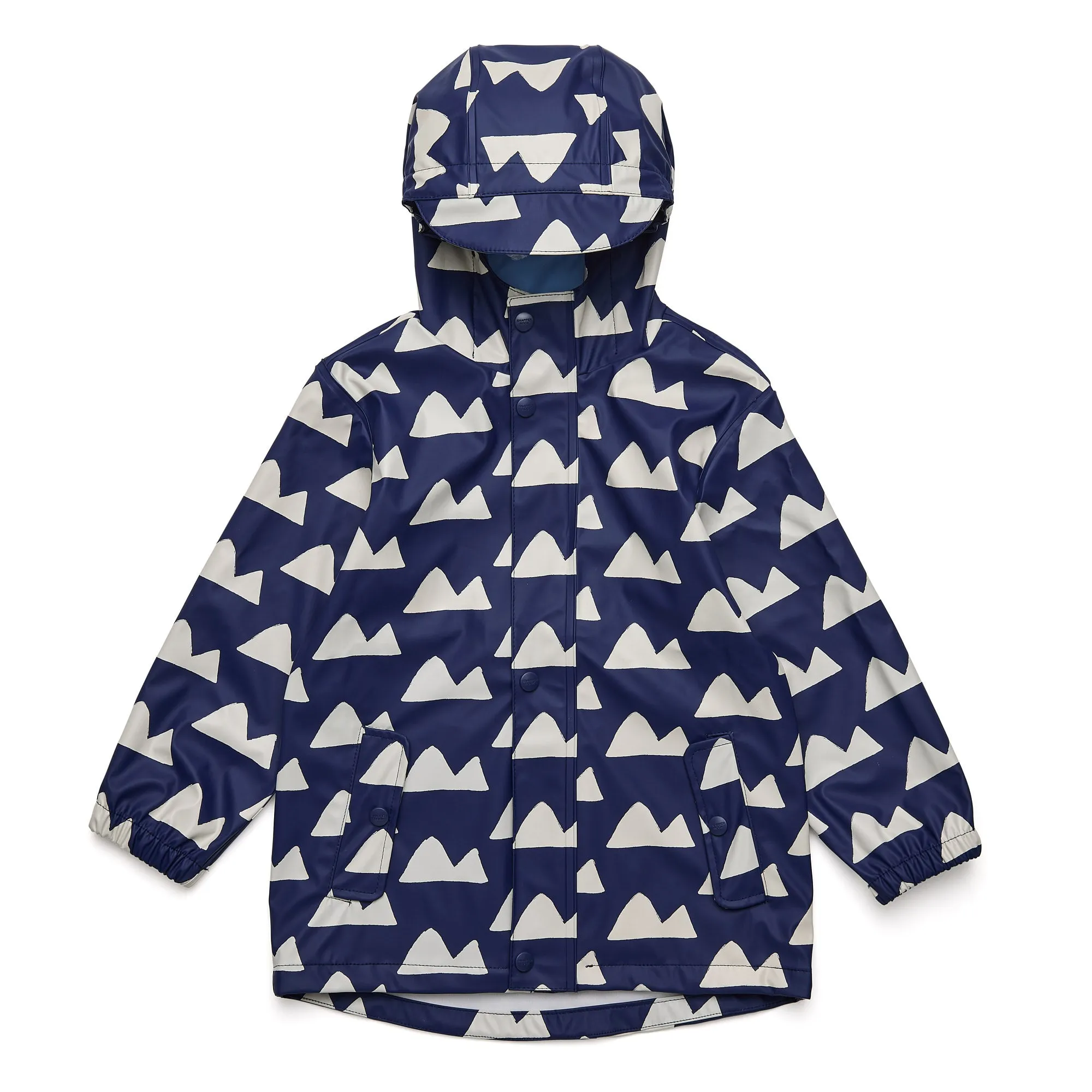 Navy Peak to Peak Recycled Unlined Raincoat