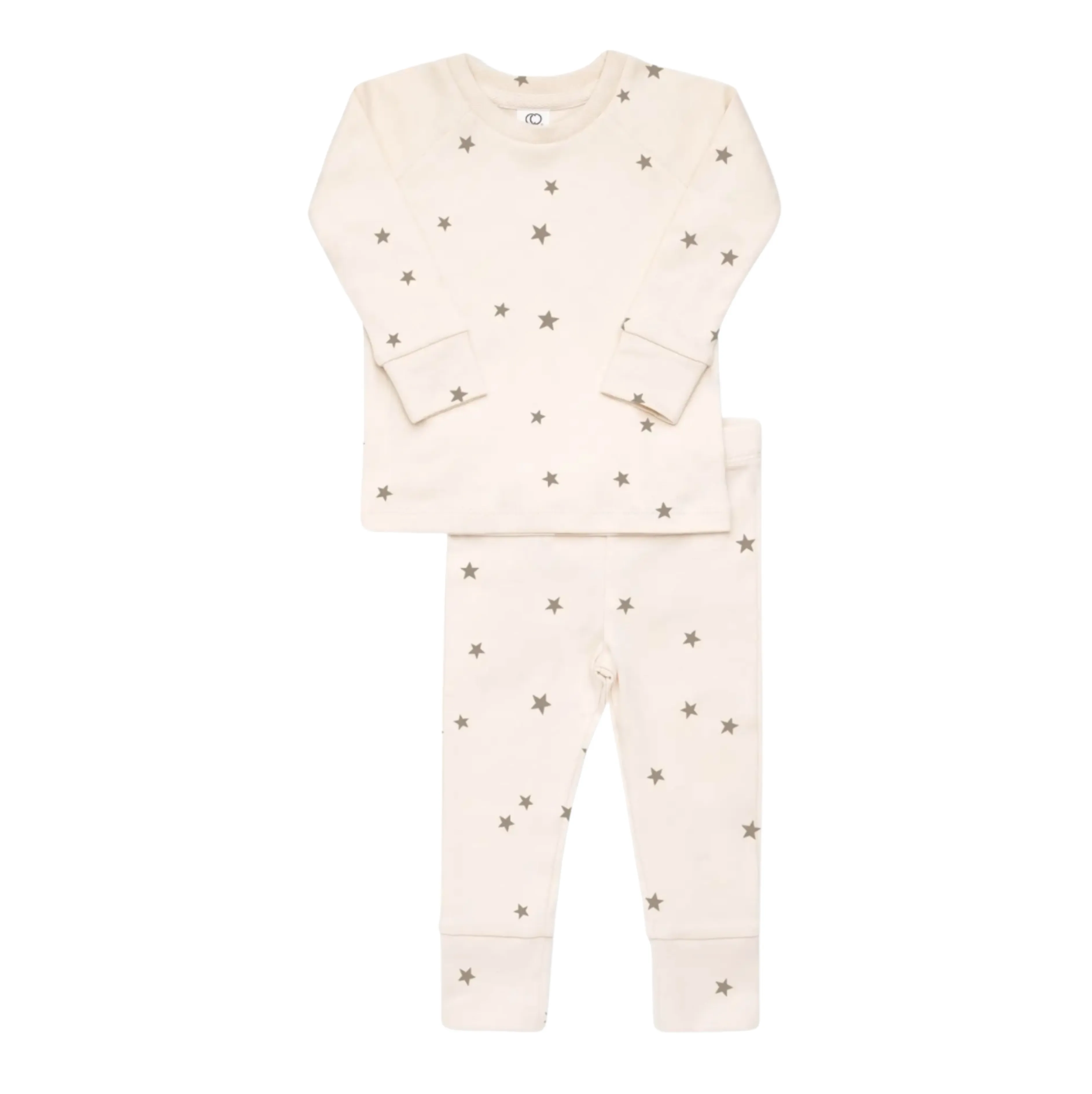 nova · organic cotton long-sleeve two-piece pajamas