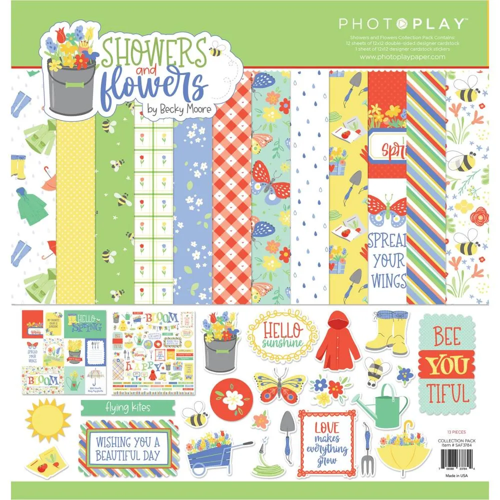 PhotoPlay Collection Pack 12"X12" Showers & Flowers*