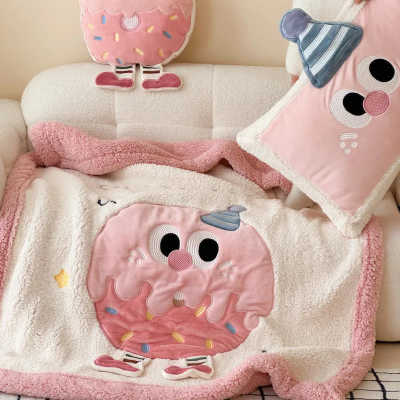 Pink Sherpa Baby Blanket