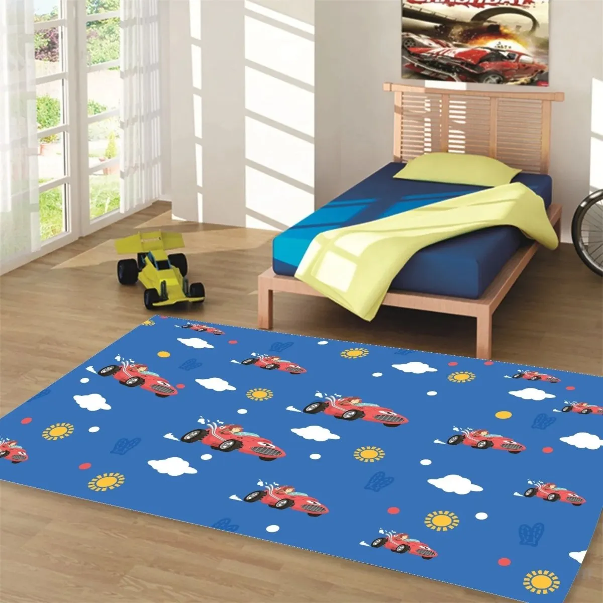 Racing Cars Kids Play Mat