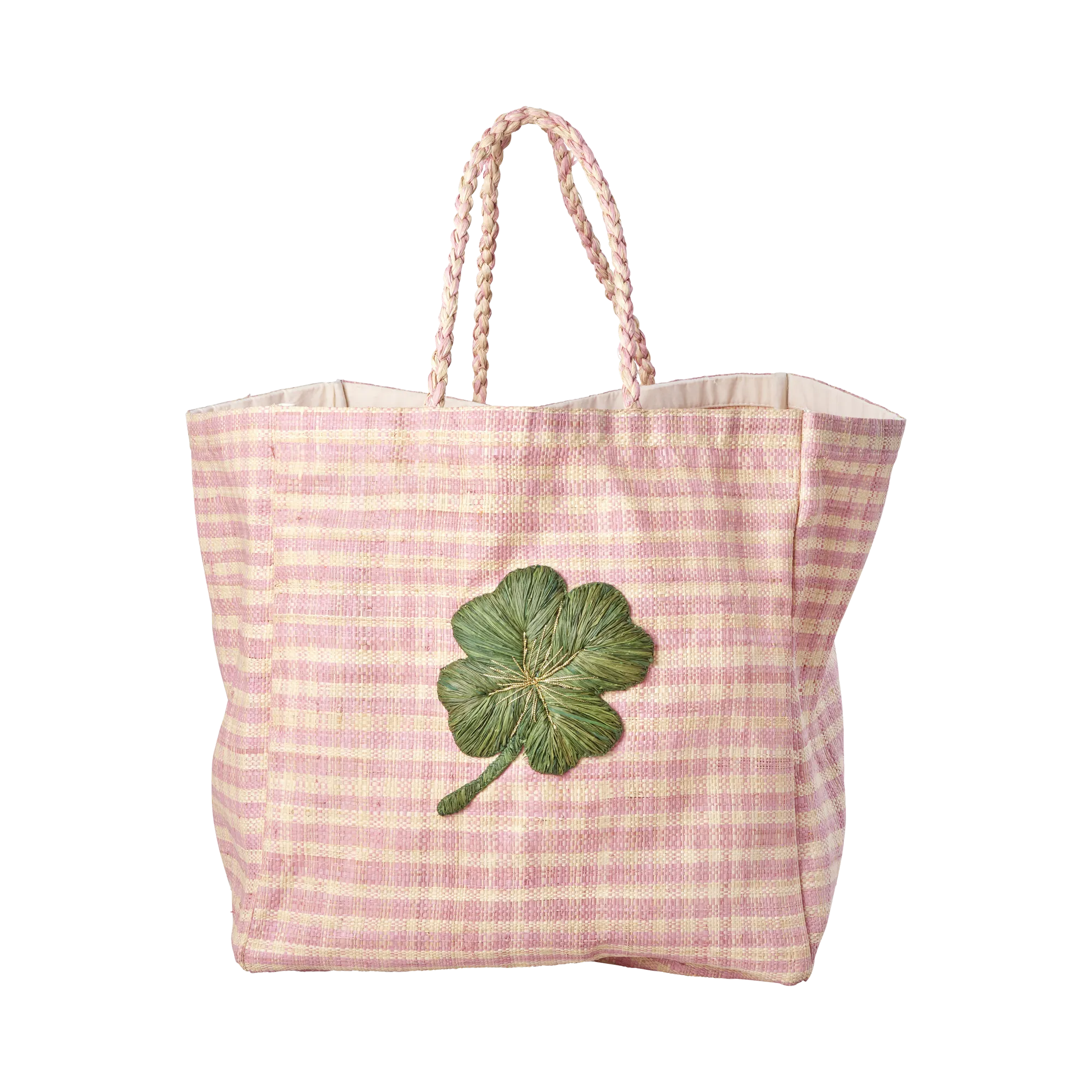 Raffia Bag - Soft Pink