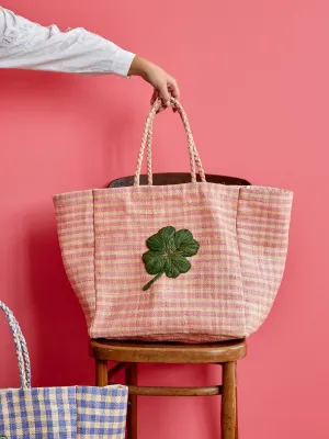 Raffia Bag - Soft Pink