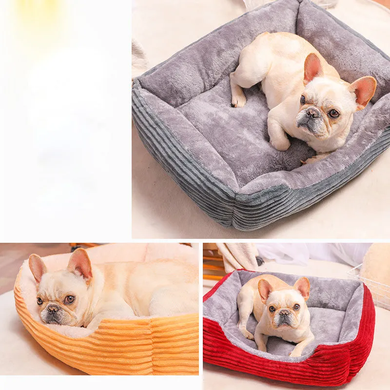 Rectangle Dog Bed Corduroy