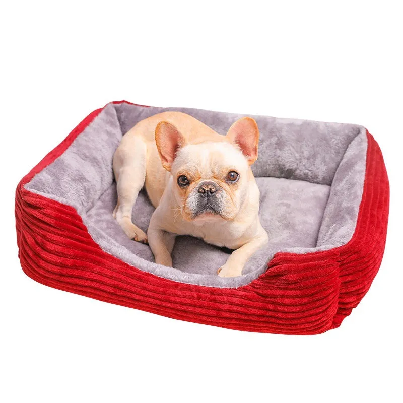 Rectangle Dog Bed Corduroy