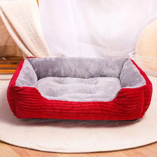 Rectangle Dog Bed Corduroy