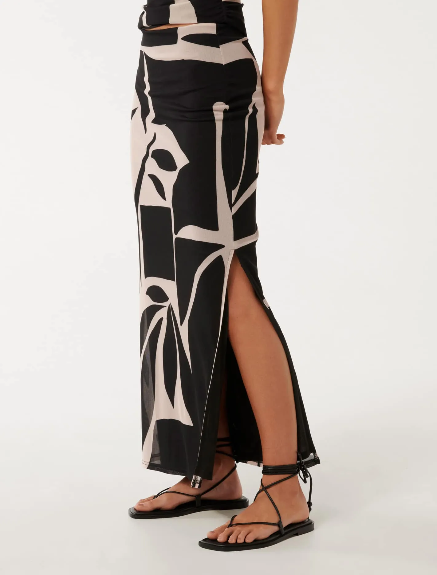 Rhea Mesh Maxi Skirt