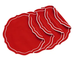 Round Scalloped Table Mats