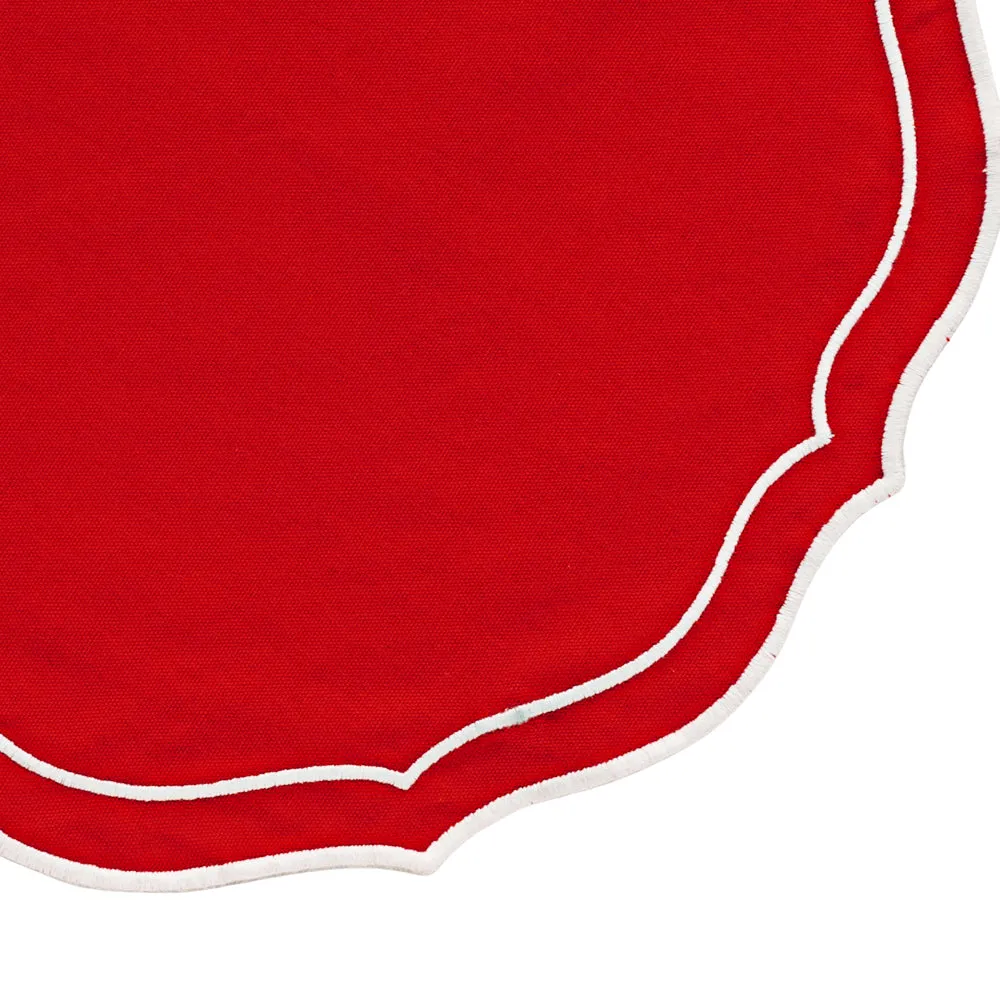 Round Scalloped Table Mats