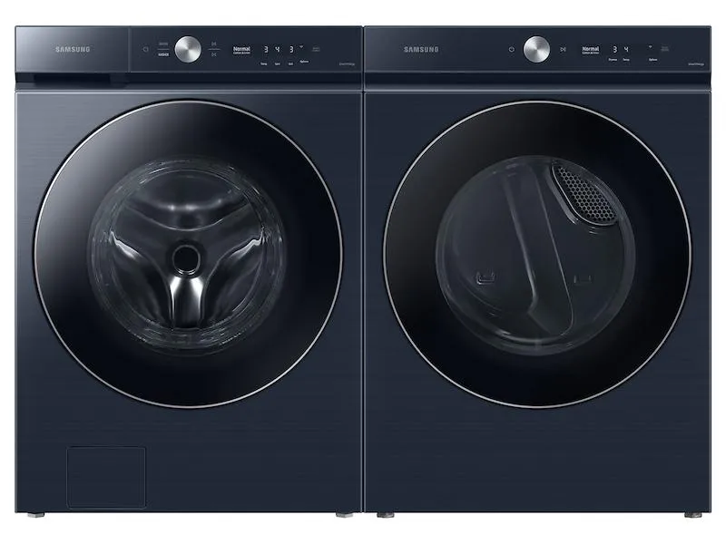 Samsung DVG53BB8900DA3 Bespoke 7.6 cu. ft. Ultra Capacity Gas Dryer with AI Optimal Dry and Super Speed Dry in Brushed Navy