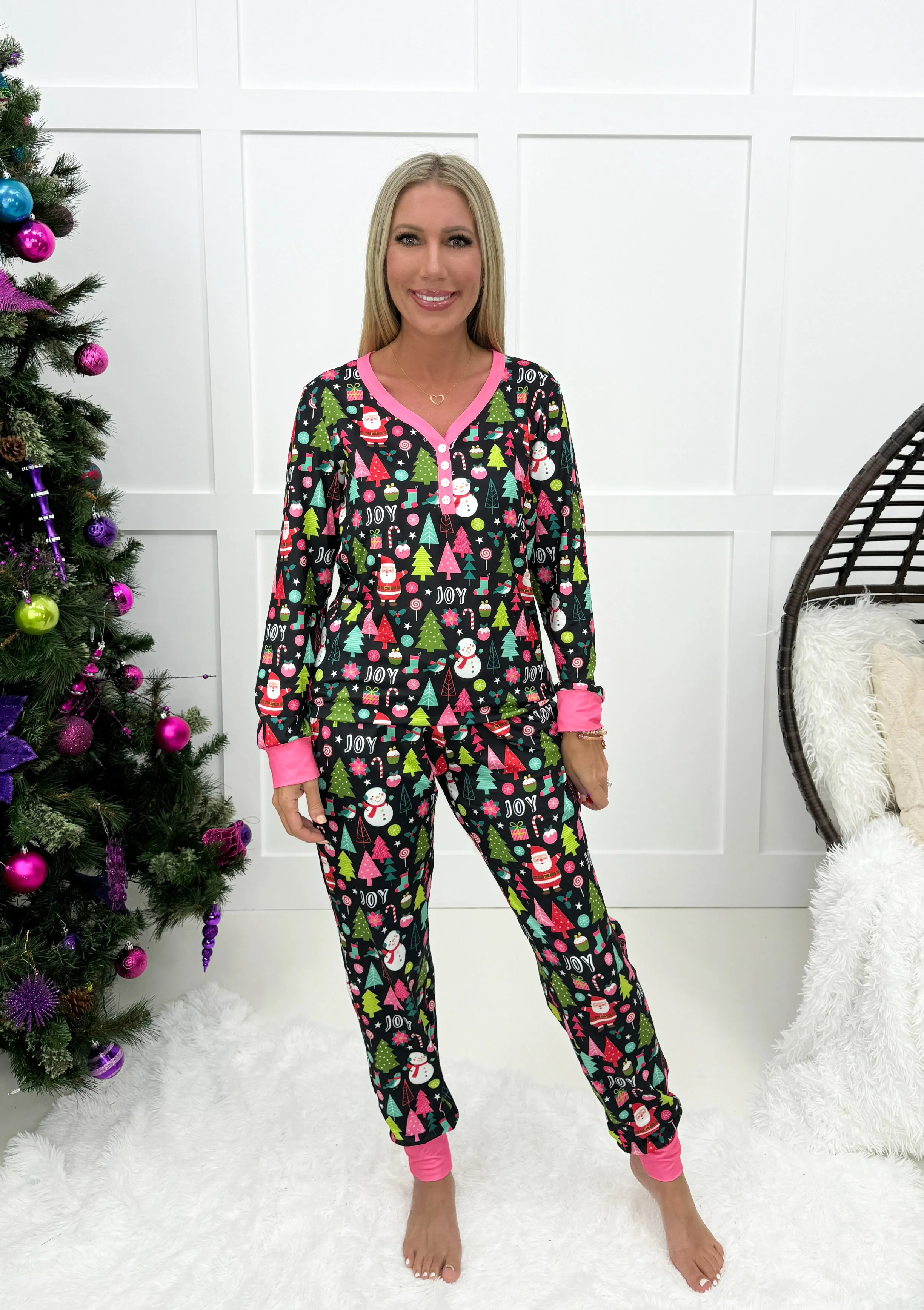 Shirley & Stone Holiday Jogger Pajamas(2024)