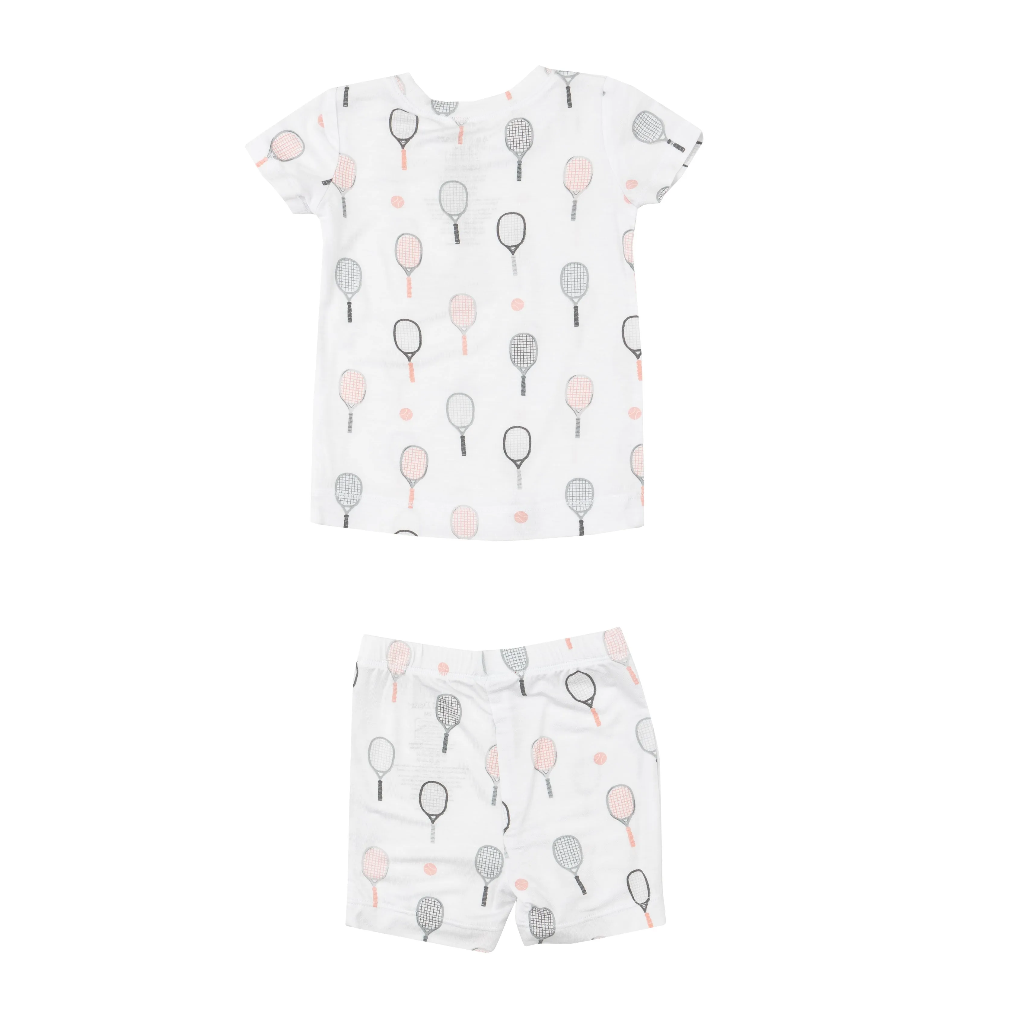 Short Lounge Wear Set - Tennis Pink