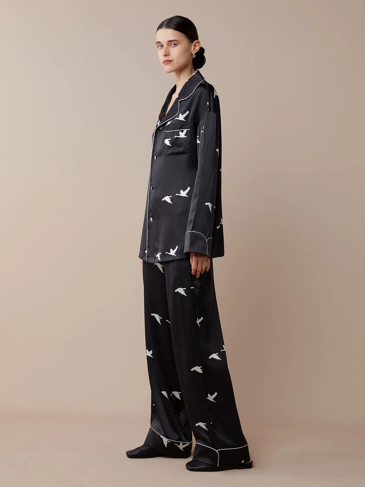 SILKINC Swan Goose Pajamas