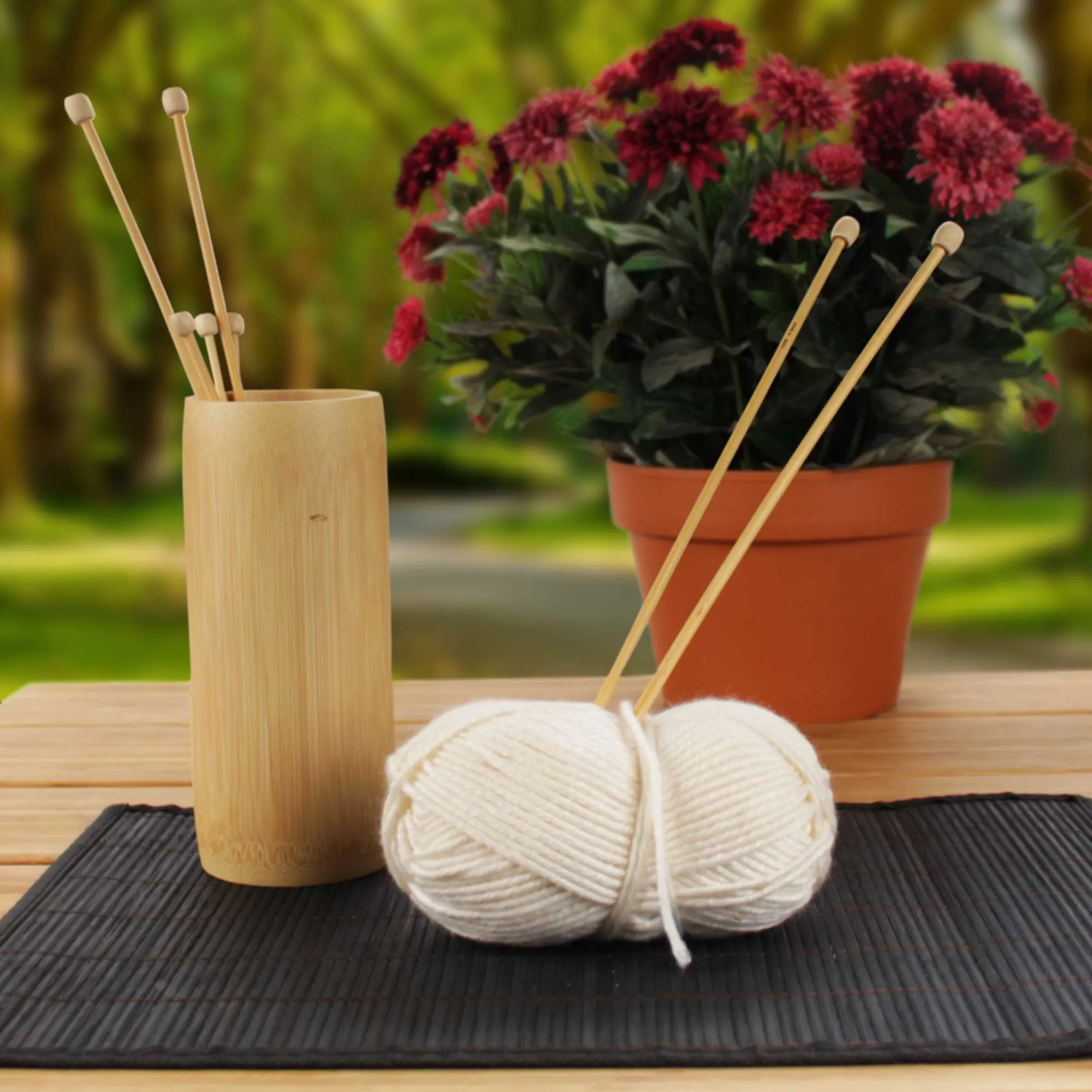 Single Point Bamboo Knitting Needle Sets