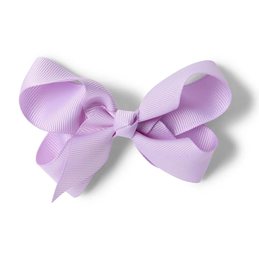 Soft Violet Bow Hair Clip