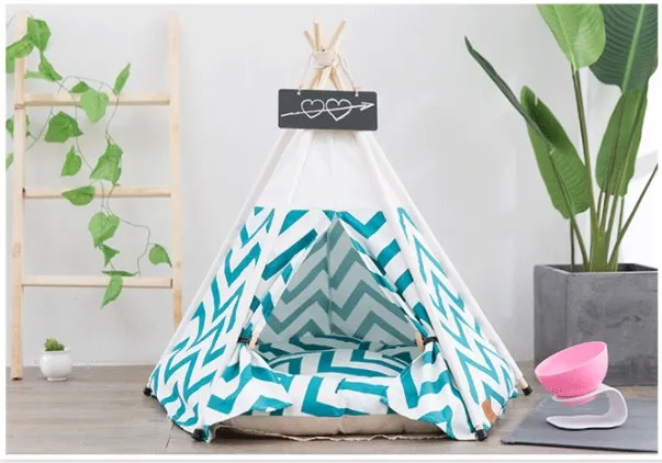 TeePee Tent Pet Bed - 7 Designs!