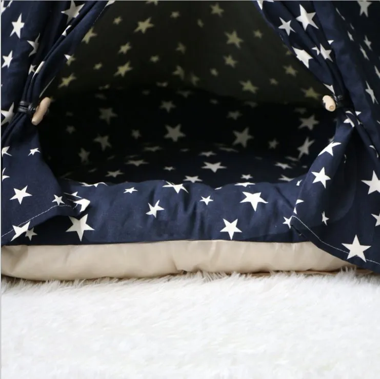 TeePee Tent Pet Bed - 7 Designs!