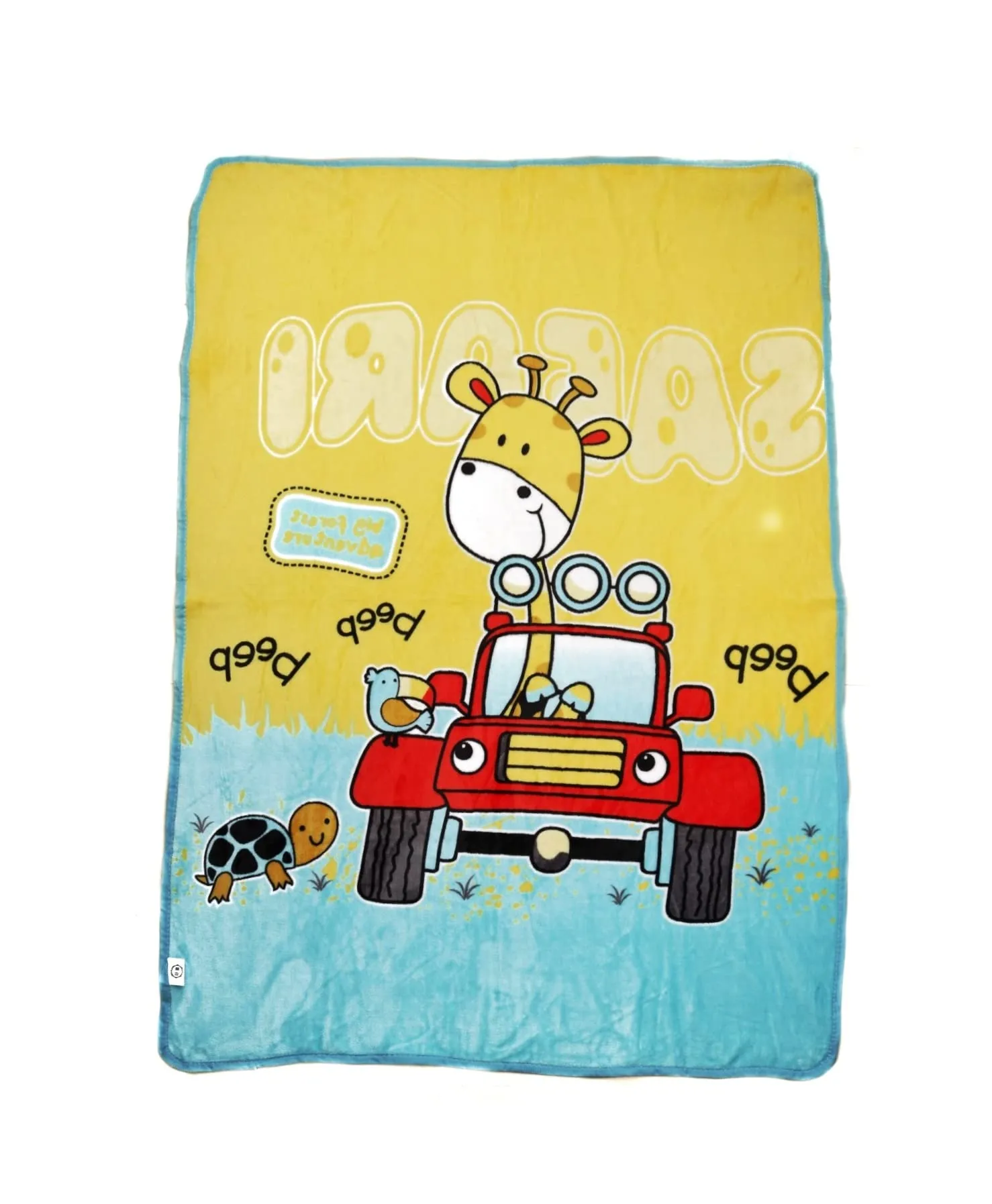 Yellow Bee Giraffe Blanket for Kids, Multi, 100 * 140 cm