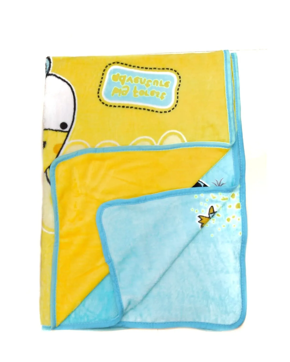 Yellow Bee Giraffe Blanket for Kids, Multi, 100 * 140 cm